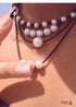 Boho Necklace, Chokers Pearl Knot
